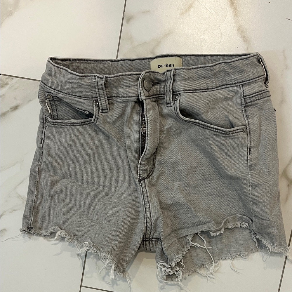 DL1961 Kids Gray Denim Shorts